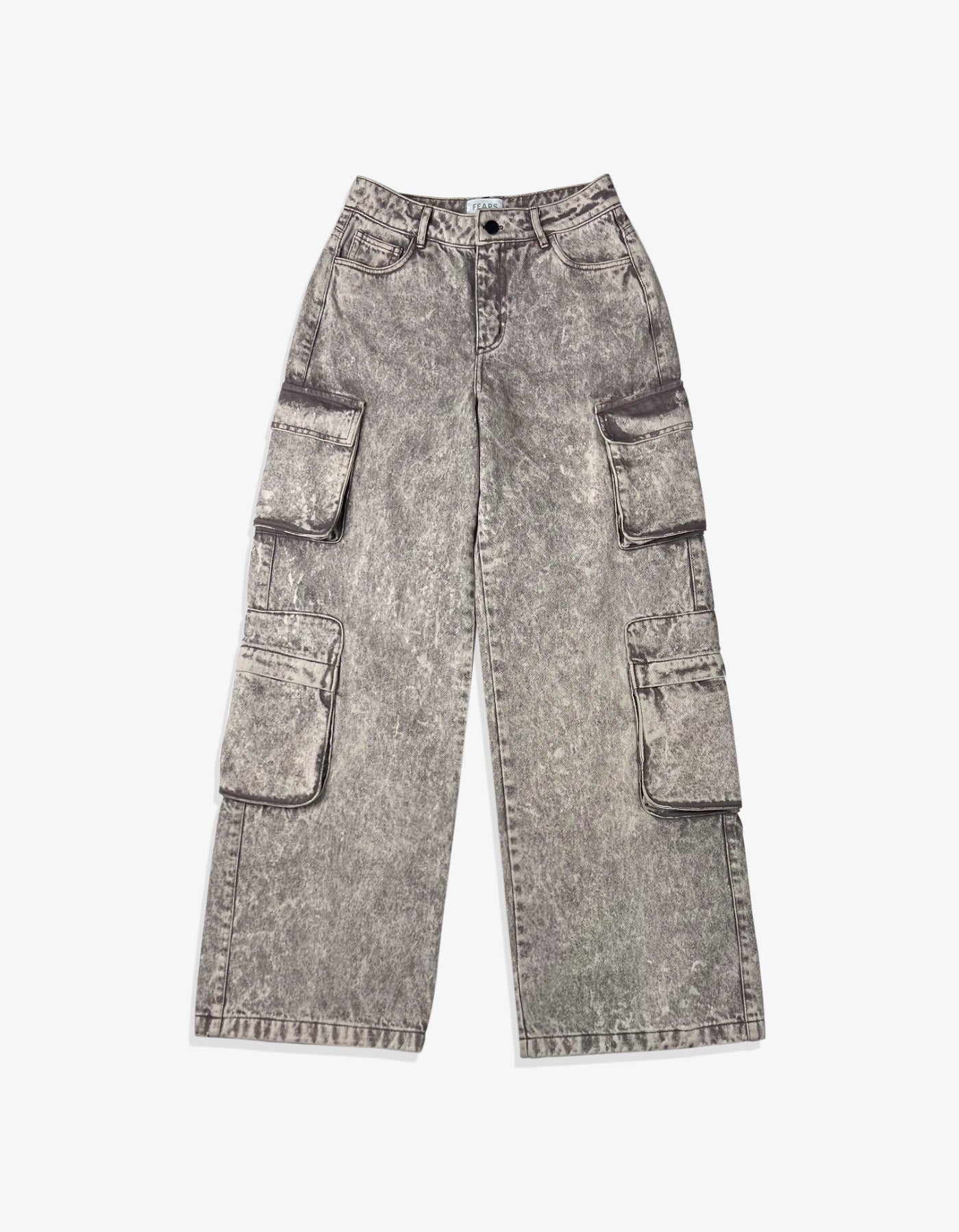 Pantalón cargo acid wash mujer