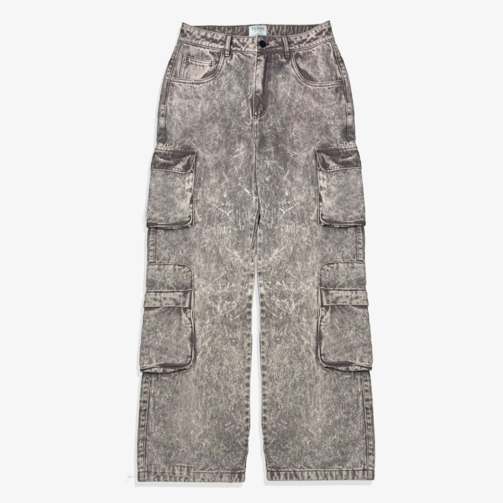 Pantalón cargo acid wash Hombre