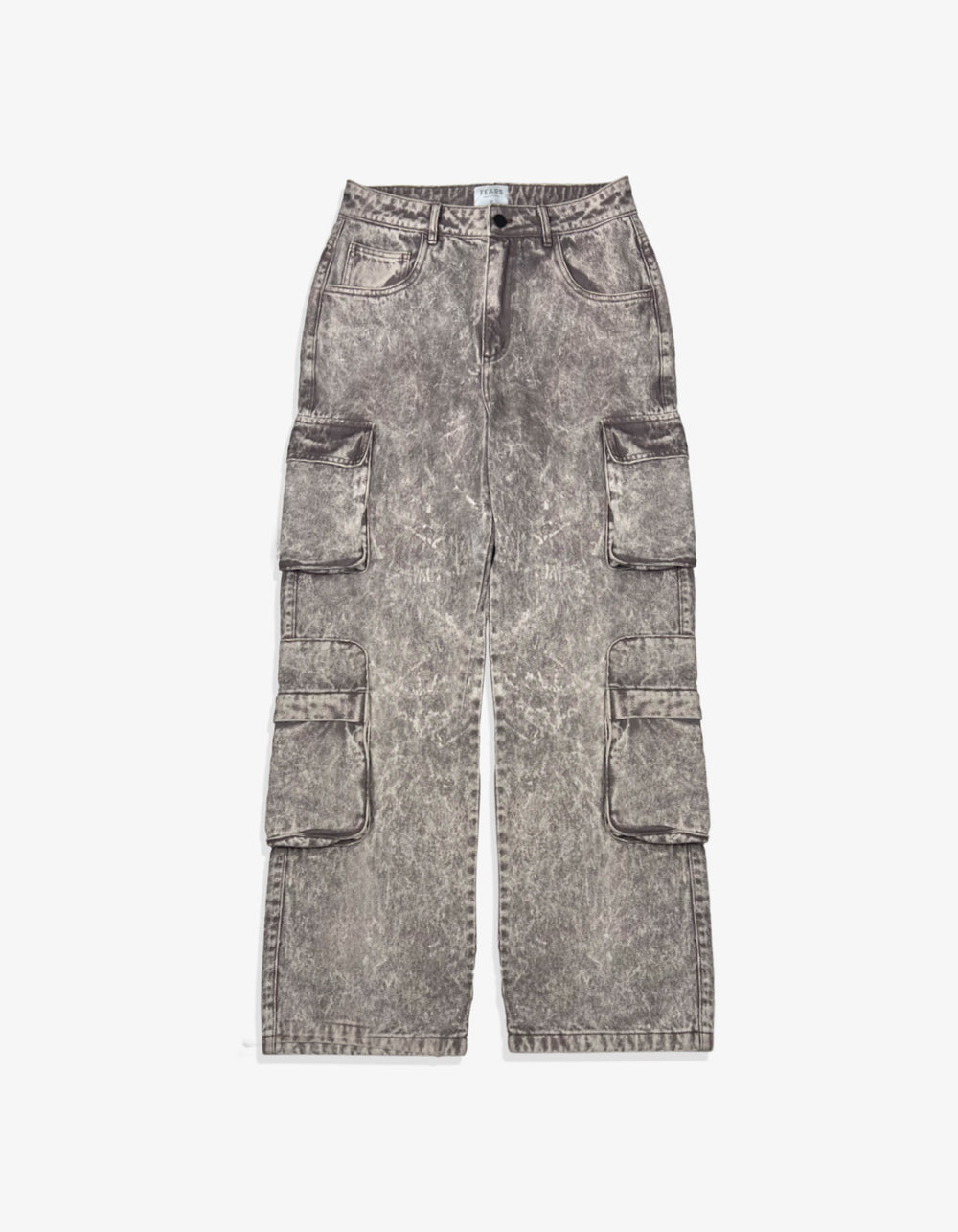 Pantalón cargo acid wash Hombre