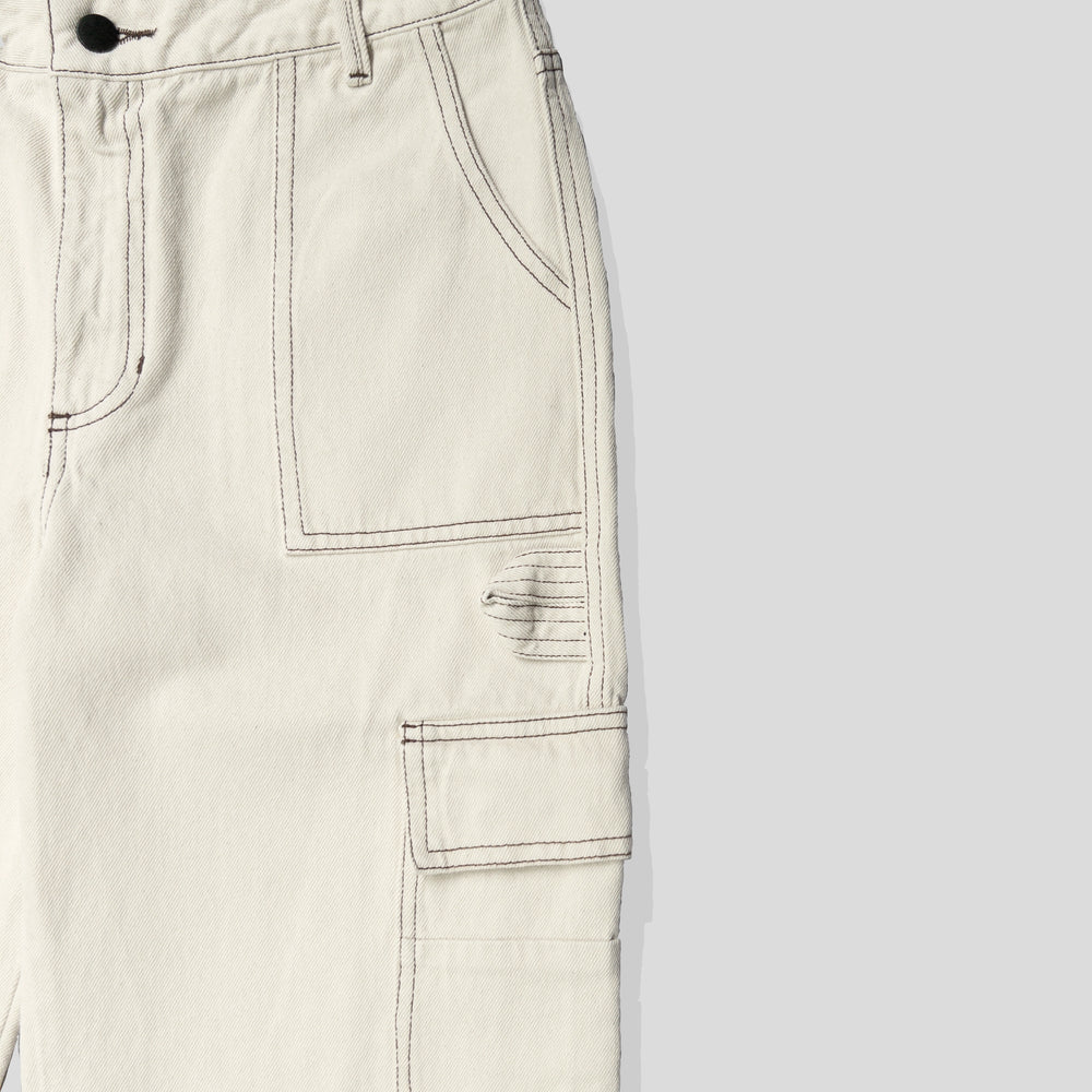 
                      
                        Pantalón cargo crudo Hombre
                      
                    