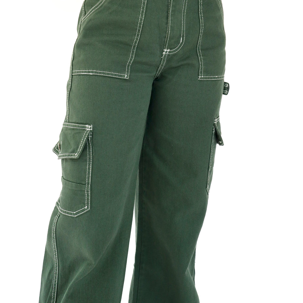 
                      
                        Pantalón cargo mujer- Verde
                      
                    