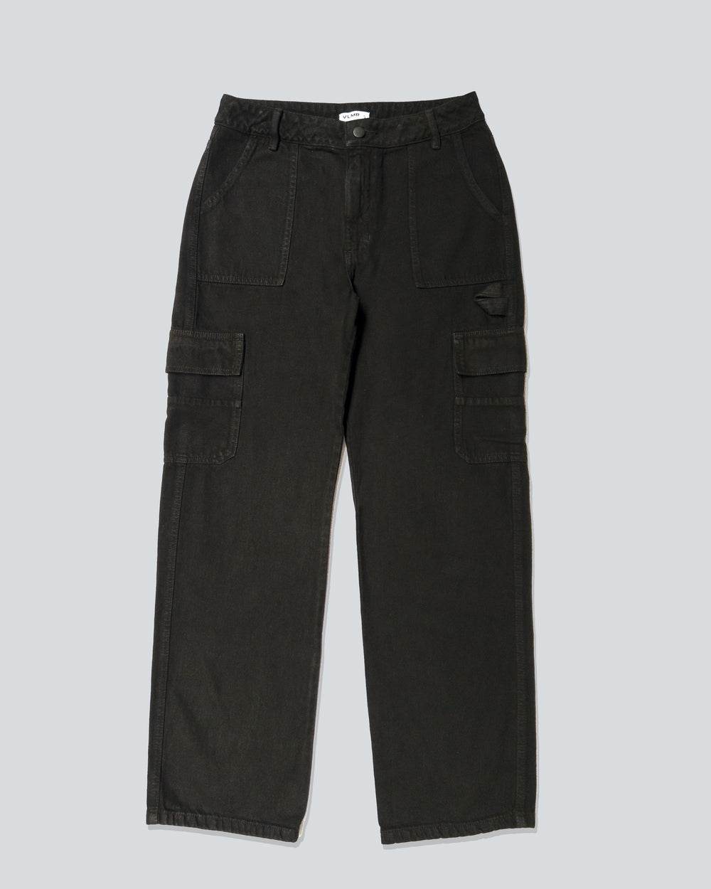 Pantalon cargo negro Hombre