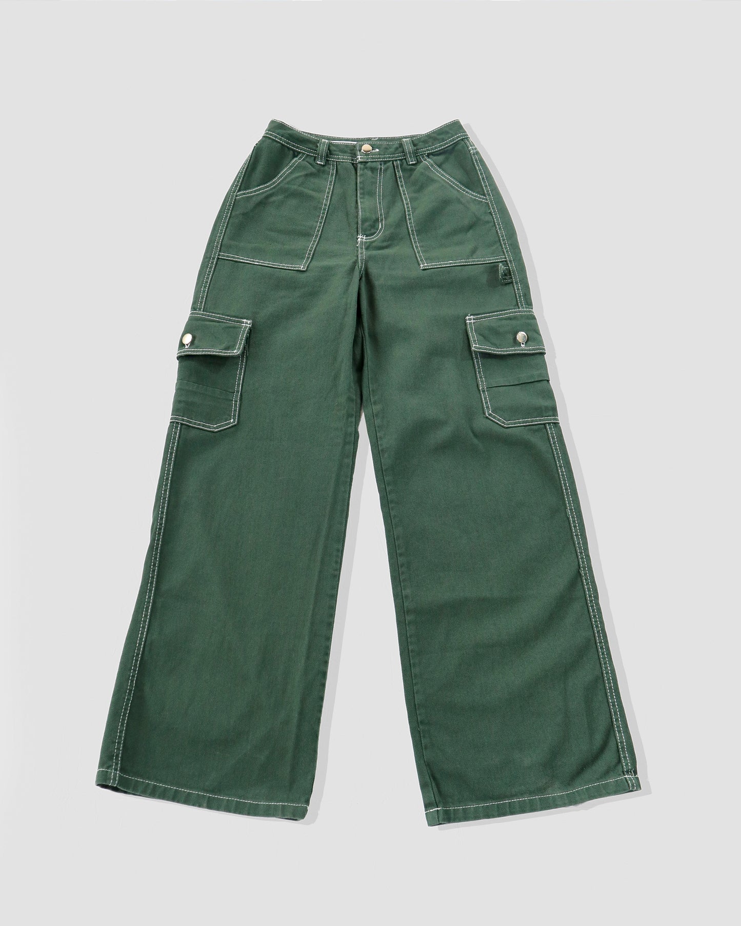 Pantalón cargo mujer- Verde