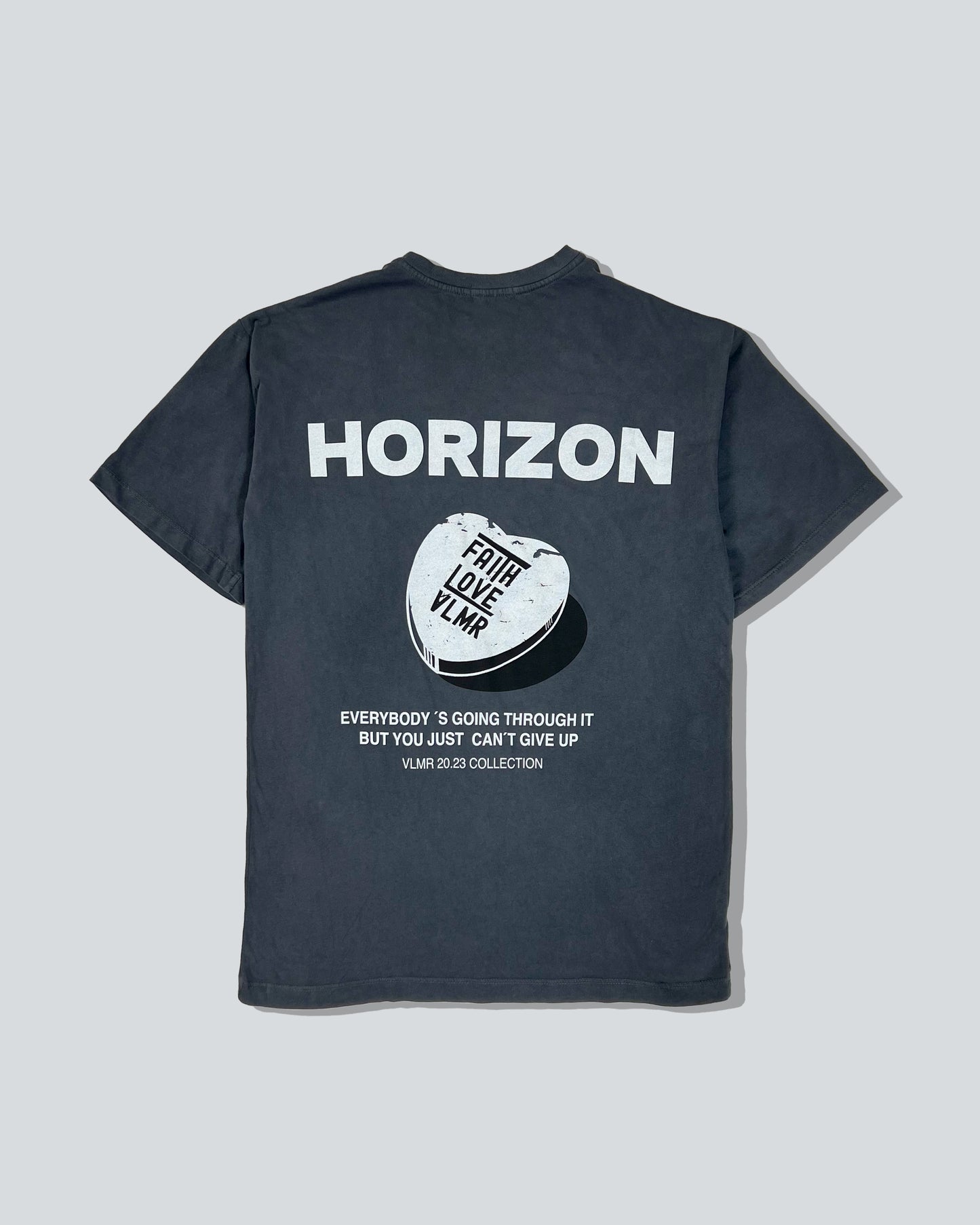 Camiseta azul horizonte regular fit