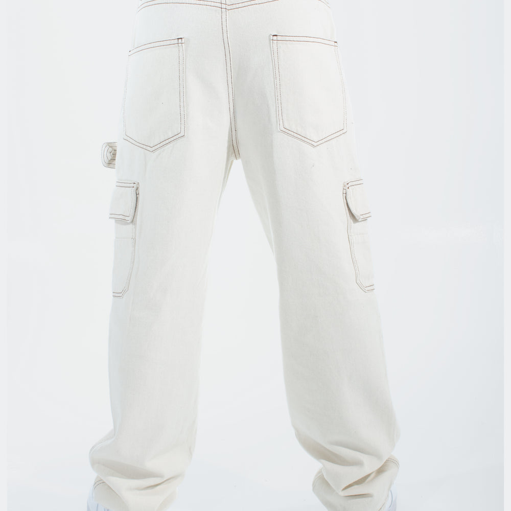 
                      
                        Pantalón cargo crudo Hombre
                      
                    